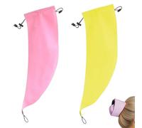 Waterproof Hair Sleeve for Long Hair: Reusable Adjustable Crown Wash Shower Cap Protects Ponytails and Braids, Quick Root Refresh for Shower, Pool, Gym, and Travel, Time Saver (Mixed#9)