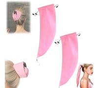 Waterproof Hair Sleeve for Long Hair Stylish Crown Washing Shower Cap Ponytail! Protect Styled Hairs with Quick Root Refresh - Perfect for Pool, Travel, Shower, Your Amazing Time Saver. (2pcs)