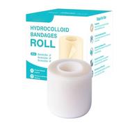 Waterproof Hydrocolloid Roll For Wound Care - Cuttable Hydrocolloid Bandages 5cm X 1.5/3/5m - For C-Section, Tummy Tuck, Keloid, And Old & New Surgical Scars, Absorbent, Self-Adhesive, Cut-to-Size