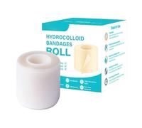 Waterproof Hydrocolloid Roll For Wound Care - Cuttable Hydrocolloid Bandages 5cm X 1.5/3/5m - For C-Section, Tummy Tuck, Keloid, And Old & New Surgical Scars, Absorbent, Self-Adhesive, Cut-to-Size