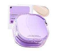 Waterproof Long-Lasting Concealer, Cushion Foundation, 3.07 Inches 25g Matte Base with Full Coverage, Foundation Makeup, Beauty with Radiant Style, Travel Supply for Oily and Combination