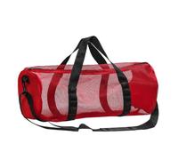 Waterproof Mesh DuffleBag - Cylindrical Gym SportsBag, Large Mesh Beach Gear Carrier | Diving Snorkeling EquipmentBag