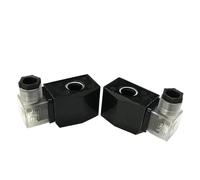 Waterproof Normally Closed Solenoid Valve Coil IP65 With LED Indicator DN10-32 240VAC 220VAC 24VAC 24VDC 12VDC(24VAC)