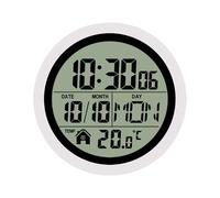 Waterproof Outdoor Wall Clock - Thermometer and Hygrometer | Countdown Function Accurate Weather Display, Weather Resistant, Perfect For Garden Patio Balcony, Easy To Read Day Night