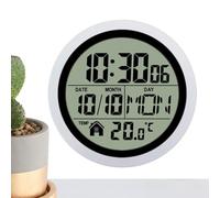 Waterproof Outdoor Wall Clock - Thermometer and Hygrometer | Countdown Function Accurate Weather Display, Weather Resistant, Perfect For Garden Patio Balcony, Easy To Read Day Night