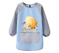 Waterproof Paint Apron for Kids, Artist Painting Apron, Craft Smock with Pocket, Skin Friendly Fabric Paint Smock, Arts Preschool Party Cooking Supplies for Kitchen Artist Gardening Kids and Adults