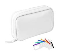 Waterproof Pill Case - Portable Box with 7 Zippered Pouches, Pill Organizer for Tablet Supplement Home Travel Purse Pocket Bag Outdoor Office Camping Storage Medicine Holder Set
