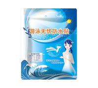 Waterproof Private Patch, Girls Swimming Panty Pads, Adhesive Stickers with Soft Breathable Layers, Comfortable Protection Design for Beginners, Children, Swimming Pool, School, 6 Inches