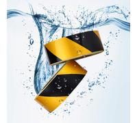 Waterproof Reflective Safety Tape Roll 2""""X150' Yellow Black Striped F