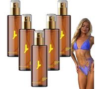 Waterproof Self Tanning Mist,for Face & Body,Natural Glow Hydrating Quick Tan Long-Lasting Streak-Free,Fast-Drying Non-Sticky Formula Gentle for Sensitive Skin. (5pcs)