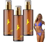 Waterproof Self Tanning Mist,for Face & Body,Natural Glow Hydrating Quick Tan Long-Lasting Streak-Free,Fast-Drying Non-Sticky Formula Gentle for Sensitive Skin. (3pcs)