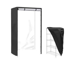 Waterproof Shelf Cover for Wire Shelves, Dust Protection Cover Made of Oxford Fabric, Durable Protectve Cove for Kitchen Shelves, Cabinet Selves and Storage Shels Easy to Install, Breathable & Durable