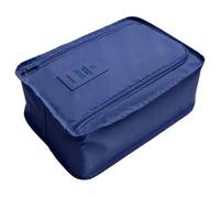 Waterproof Shoe Bag, Foldable Travel Storage Pouch, Standard Size Sneaker Organizer with Dust Protection, Nylon Fabric Packing Cube, Luggage Shoe Case with Zipper Closure, Closet Organizer for Socks