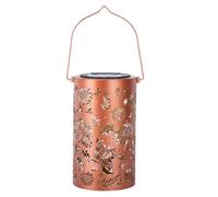 Waterproof Solar Garden Lanterns - Hollow Pattern Outdoor Lights , Weather Resistant Decorative Lamp Set For Patio Balcony Lawn Pathway Yard | Solar Powered Home Garden Decor For Women Mom Grandma