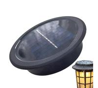 Waterproof Solar Lamp Cover, Replacement Top Parts, 4.33x4.33x1.18 Inch Outdoor Lantern Cap with UV Resistant, Resin Light Housing, Solar Fixture with Weatherproof, Garden Lighting for Pathway Patio