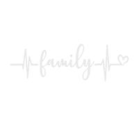 Waterproof Stickers Car Stickers Family Car Window Die Family Heartbeat