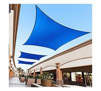 Waterproof Sun Shade Sail Awning Rectangle Square Sunshade Cover for Outdoor Gazebo Garden Patio with Rope Anti-UV Sunscreen, Blue Various Sizes 2m,3.0M,4m,5m