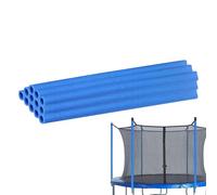 Waterproof Trampoline Pole Covers, Universal Safety Post Sleeves, 15.7 Inch Foam Tubes with Protective Padding, PVC Trampoline Cover, Outdoor Pole Guard with Secure Fit, Playground Safety for Backyard