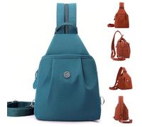 Waterproof Two Way Commuter Bag, Anti-Theft Waterproof 2-Way Commuter Bag Lightweight & Multi-Pockets for Women (Blue)