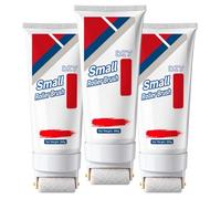 Waterproof Wall Repair Paste with Integrated Small Roller Brush, Wallpaper Glue Touch Up Applicator 300g White Quick-dry Drywall Patch, All In One DIY Putty Tube Home Living Offices(3 Pack)