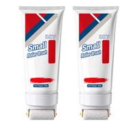 Waterproof Wall Repair Paste with Integrated Small Roller Brush, Wallpaper Glue Touch Up Applicator 300g White Quick-dry Drywall Patch, All In One DIY Putty Tube Home Living Offices(2 Pack)