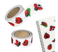 Waterproof1000 Easy-Tear Ladybug Sticker 1000 Pieces Cartoon Decorations
