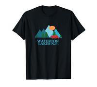 Waterton Lakes National Park in Alberta Canada Nature Camiseta gráfica económica