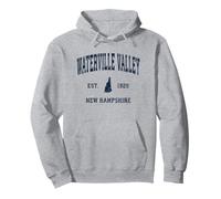 Waterville Valley New Hampshire NH Vintage Athletic Navy Spot Sudadera con Capucha