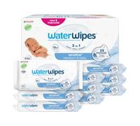 WaterWipes Sensitive+ Newborn & Baby Wipes, 9 Paquetes