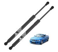 WateryWave 2X Amortiguador Maletero para BMW 3er E46 318 320 323 325 330 M3 Cabriolet 2000-2007 Resorte de Gas para Maletero Amortiguadores Muelle Maletero Reemplazar #8227895, 20927587,51248227895