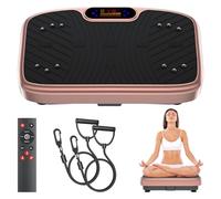 WATEYA Máquina de ejercicio con placa de vibración, plataforma vibratoria para un drenaje linfático divertido y pérdida de peso, equipo de entrenamiento vibrante en casa con 1-200 velocidades, equipo