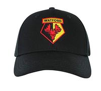 WATFORD FC Gorra de béisbol Oficial de la Cresta del fútbol (Premier League) (100% algodón y Ajustable)