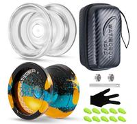 WATIEOBOO YoYo profesional compatible para niños Yo-Yo combinado para principiantes y adultos Yo Yo avanzado + rodamientos YoYos adicionales no reactivos