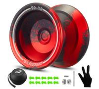 WATIEOBOO Yoyo Yo-yo profesional para adultos Yoyo, metal, sensible, para niños, principiantes, avanzados, con guante