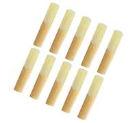 WATIIFUFU 10 Cañas para Saxofón Alto de Bambú Ligeras y Fáciles de Instalar Fuerza 2.5, Accesorios para Instrumentos Musicales Profesionales y Principiantes