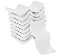 WATIIFUFU 10 Piezas Soportes de Cerámica para Palillos Cucharas y Tenedores para Cocina Restaurante y Uso Doméstico Diseño Elegante y Funcional Evita Contacto Mesa y Rodamiento de