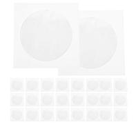 WATIIFUFU 100 Fundas de Papel de Color Claro para CD y DVD, Protección contra Humedad y Rayaduras, Material Papel Resistente, Ideales para Oficina y Escuela