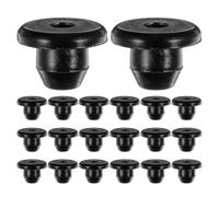 WATIIFUFU 100 Piezas Tapón de Aceite del Gato de Piso Tapón de Goma del Conector Goma Negra Prevención de Fugas para Gato Hidráulico de Suelo
