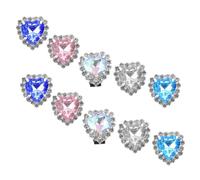 WATIIFUFU 12 Clips Para Cordones De Gemas De Imitación, Adorno Para Zapatos Diy, Desmontables, De Aleación, Fáciles De Usar, Para Decorar Zapatos De Estilos