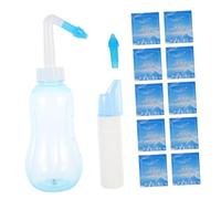 WATIIFUFU 1juego Lavador Nasal Profesional De Sal De Fisiología Incluye De Sal y Botella De Spray Herramienta Creativa Para Cuidado Nasal Diaria Para Adultos