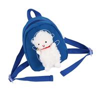 WATIIFUFU 1pieza Mochila Infantil Ligera y Portátil para Viajes Mochila De Almacenamiento Práctica Color Azul Diseño De Corderito