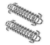 WATIIFUFU 2 Correas para Perros Muelle Amortiguador de Acero Inoxidable 304 Resistente y Absorción de Impactos para Paseos al Aire Libre y Camping