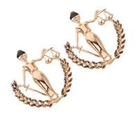 WATIIFUFU 2 Piezas Broche de Justicia para Abogados Pin Metálico Vintage con Balanza Símbolo Legal para Traje Regalo para Estudiantes y Profesionales del Derecho