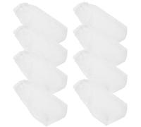 WATIIFUFU 20 Bolsas de Filtro de Malla PP para Acuario Blanco, Calcetines de Filtro para Detritos y Polvo, Ideales para Recipientes de Sumidero Marinos