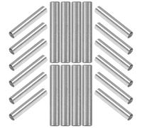 WATIIFUFU 20 Piezas de Rodillos de Presión para Reproductores de Casetes, Eje de Cobre Ligero de 2 X 12 Mm, Reemplazo para Grabadoras y Amplificadores de Audio