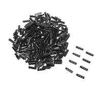 WATIIFUFU 200 Unidades de Topes Metálicos para Cordones de Zapatos 35X18Mm Color Gris Plomo Extremos de Repuesto Compatibles Zapatillas y Botas Accesorios Duraderos para Reparación y