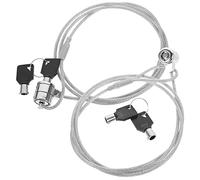 WATIIFUFU 2juegos Candados Cable para Computadora Portátil Bloqueo De Seguridad para Laptop y Tabletas Cable De Seguridad para Uso Exteriores