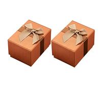 WATIIFUFU 2piezas Caja De Diseño De Lazo Para Almacenamiento De Joyería y Accesorios Caja Para Cumpleaños y Presentaciones Elegantes