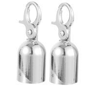 WATIIFUFU 2piezas Gancho Para Cordón De Terraza Cierre De De Cuerda Metálico Tapa Para Extremos De Cordones Accesorios Para Cuerdas De Terraza Para Tender La Ropa Al Aire