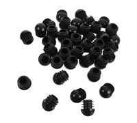 WATIIFUFU 40 Piezas Tapones Plásticos Redondos Protectores para Patas de Muebles Fundas Tubulares para Sillas Mesas y Cubiertas Antidesgaste para Tubos Circulares